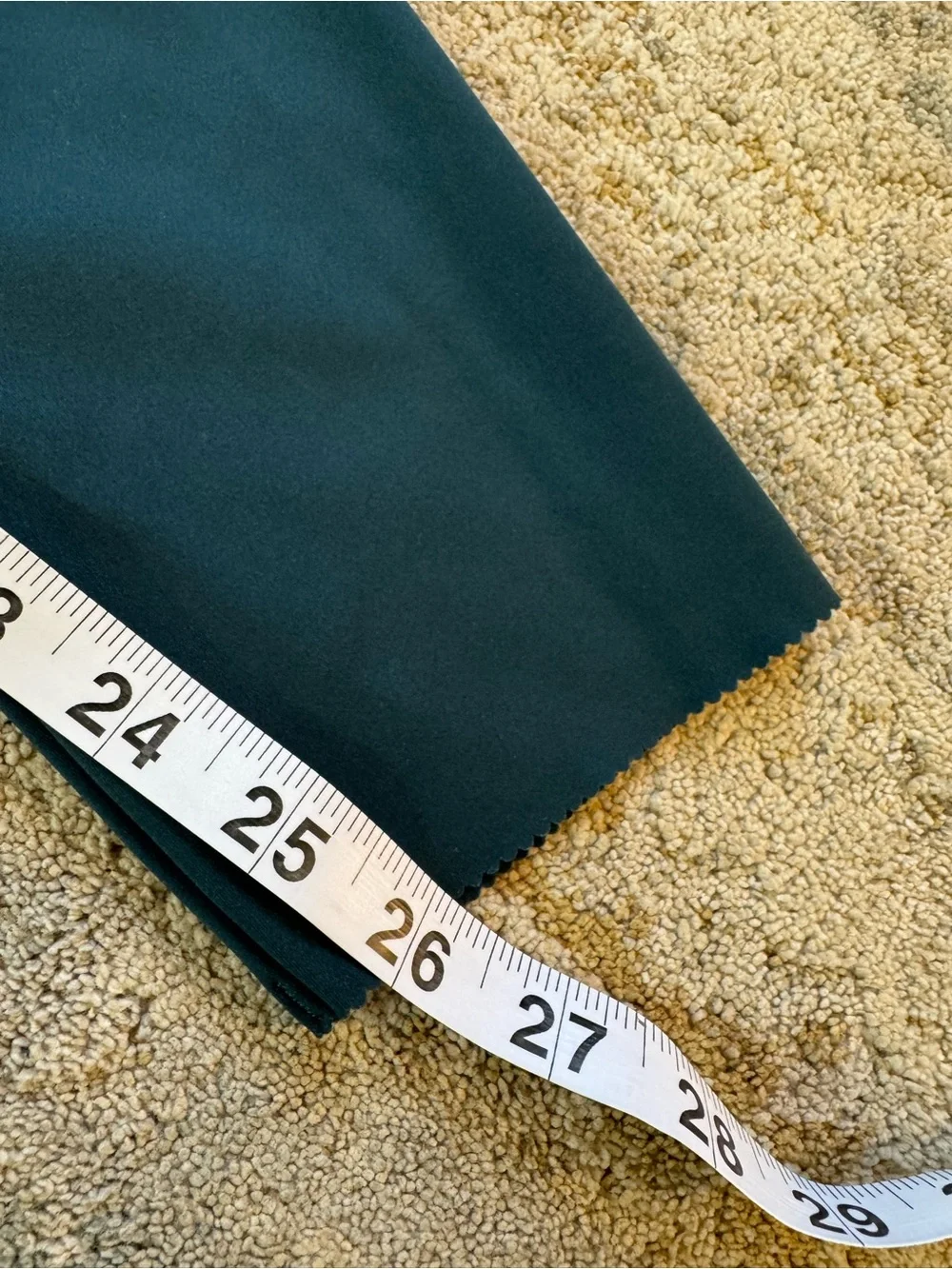 OYSHO Women’s Comfortlux High Rise Dark Ocean Blue Green Leggings - Picture 8 of 12
